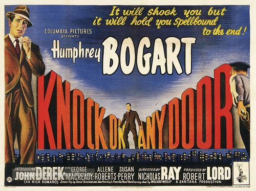 Knock on Any Door - British Movie Poster