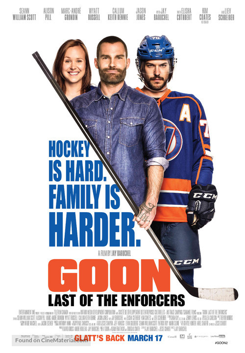 Goon: Last of the Enforcers - Canadian Movie Poster