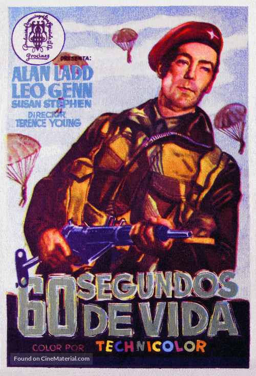 The Red Beret - Spanish Movie Poster