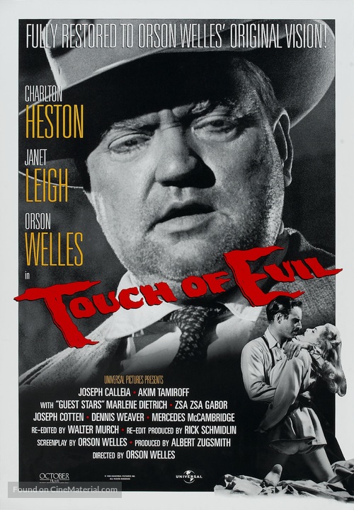 Touch of Evil - Re-release movie poster