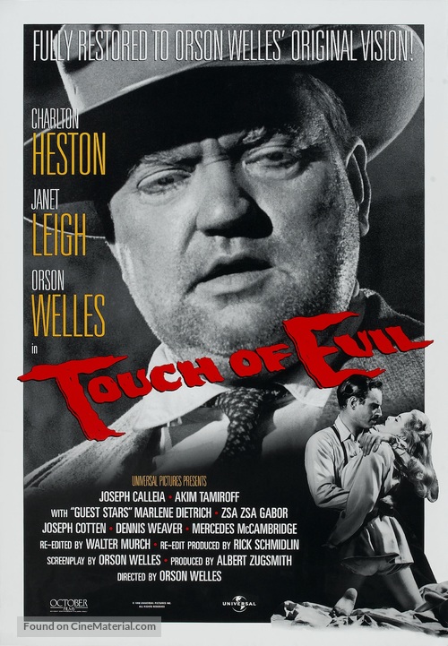 Touch of Evil - Re-release movie poster