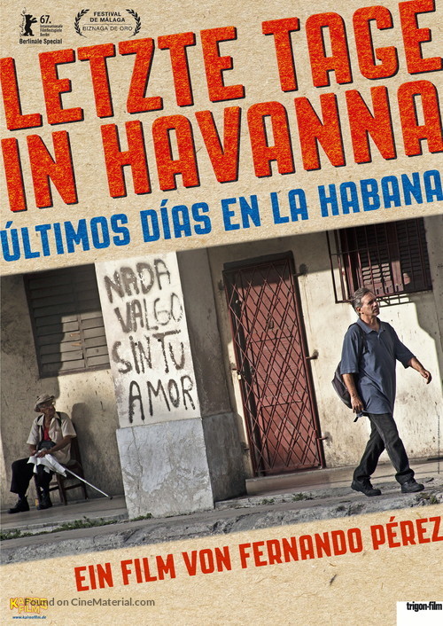 &Uacute;ltimos d&iacute;as en La Habana - German Movie Poster