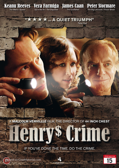 Henry&#039;s Crime - Danish DVD movie cover