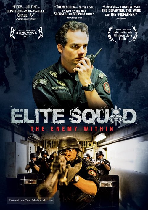 Tropa de Elite 2 - O Inimigo Agora &Eacute; Outro - DVD movie cover