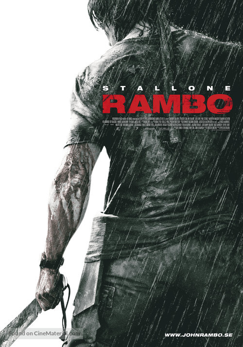 Rambo - Swedish poster
