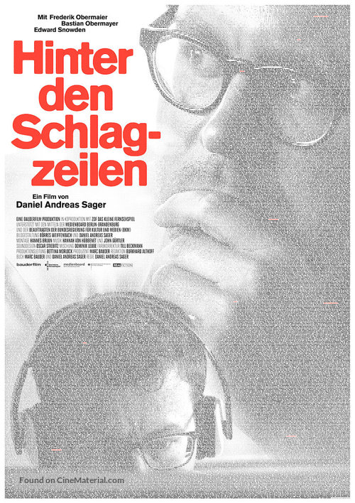 Behind the Headlines - German Movie Poster