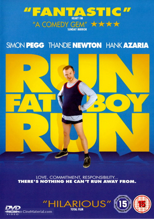 Run Fatboy Run - British DVD movie cover