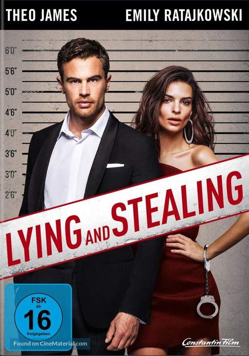 Lying and Stealing - German DVD movie cover