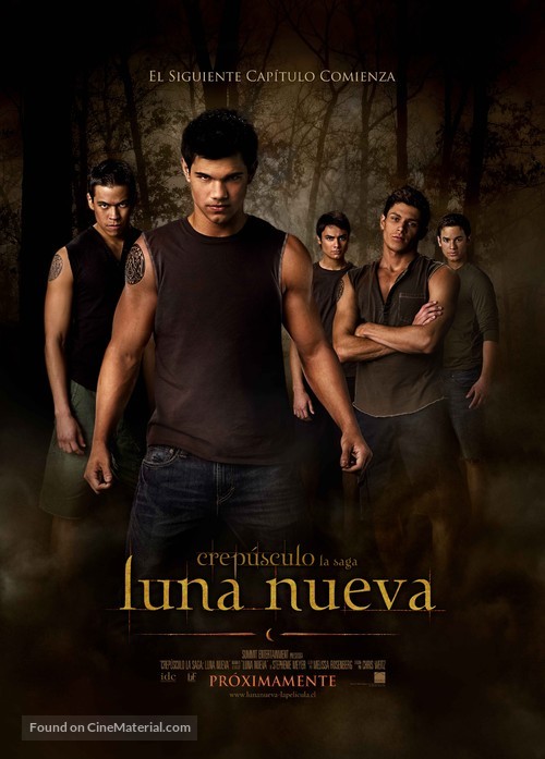 The Twilight Saga: New Moon - Chilean Movie Poster