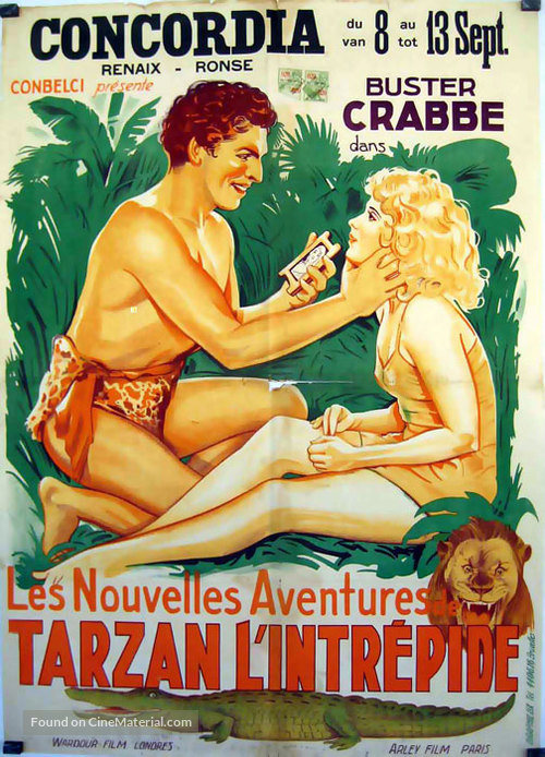 Tarzan the Fearless - Belgian Movie Poster