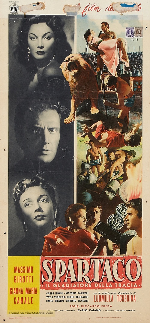 Spartaco - Italian Movie Poster