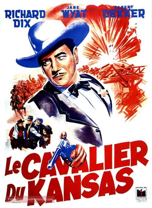 The Kansan - French Movie Poster