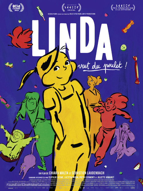 Linda veut du poulet ! - French Movie Poster