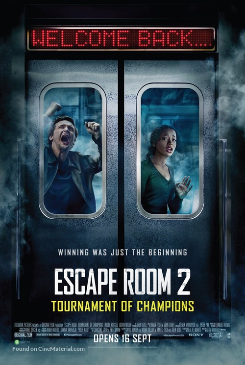 Escape Room: Tournament of Champions - Singaporean Movie Poster