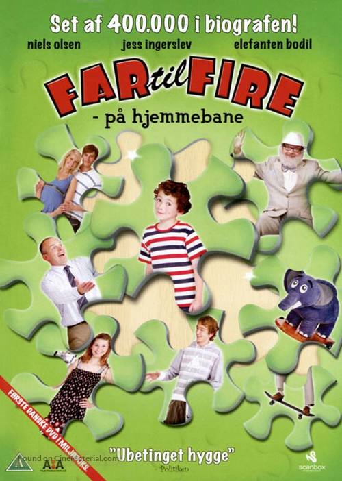 Far til fire - p&aring; hjemmebane - Danish DVD movie cover