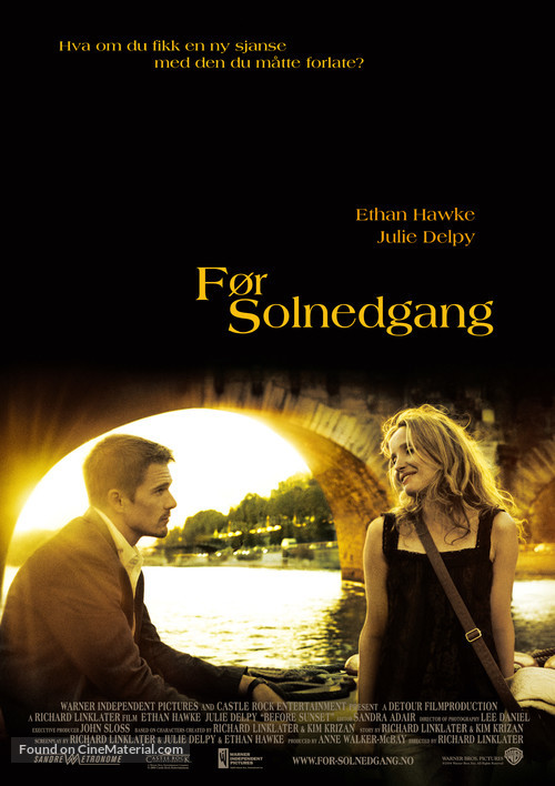 Before Sunset - Norwegian Movie Poster