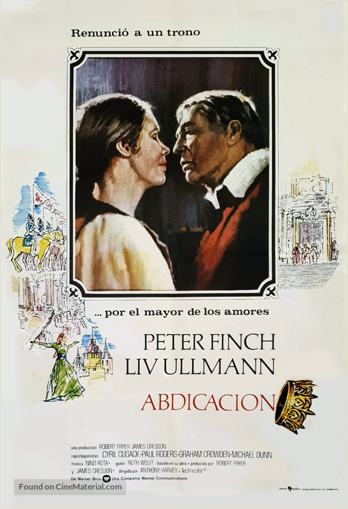 The Abdication - Spanish Movie Poster