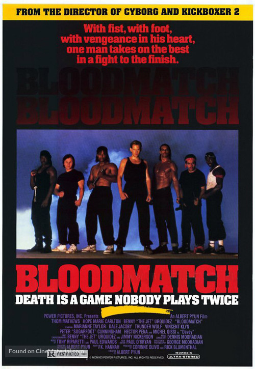 Bloodmatch - Movie Poster