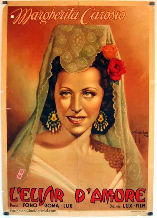 L&#039;elisir d&#039;amore - Italian Movie Poster