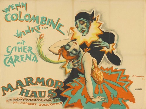 Wenn Colombine winkt - German Movie Poster