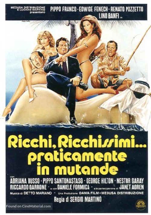 Ricchi, ricchissimi... praticamente in mutande - Italian DVD movie cover