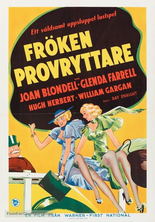 Traveling Saleslady - Swedish Movie Poster