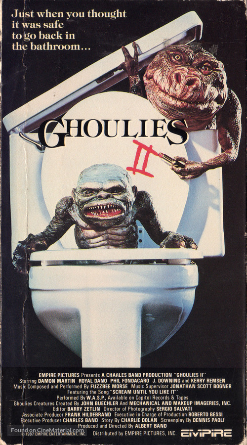 Ghoulies II - VHS movie cover