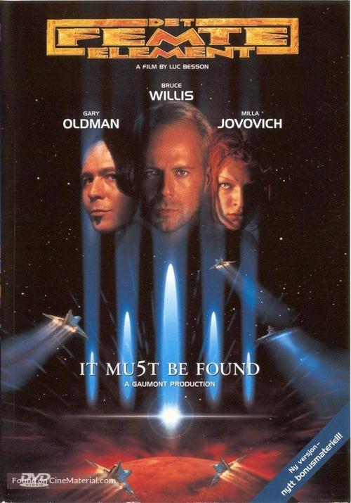 The Fifth Element - Swedish DVD movie cover