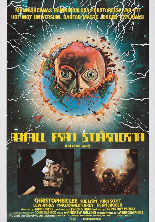 End of the World - Swedish Movie Poster