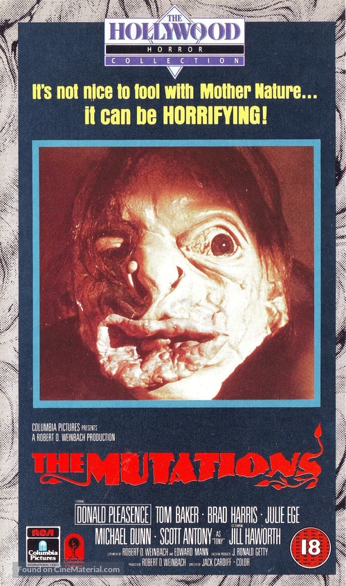 The Mutations - British VHS movie cover