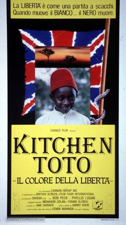 The Kitchen Toto - Italian Movie Poster