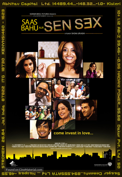 Saas bahu aur Sensex - Indian Movie Poster