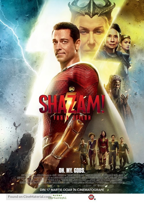 Shazam! Fury of the Gods - Romanian Movie Poster