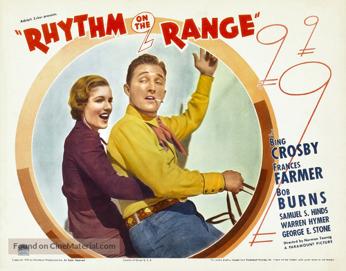 Rhythm on the Range - poster