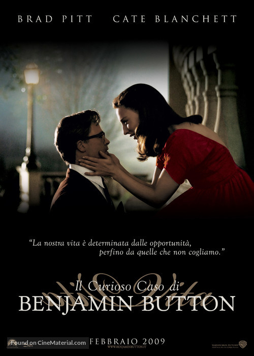 The Curious Case of Benjamin Button - Italian Movie Poster