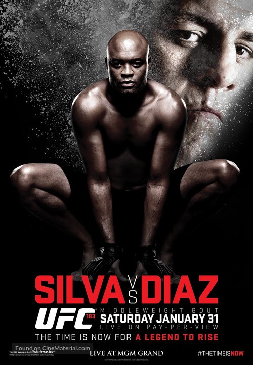 UFC 183: Silva vs. Diaz - Movie Poster