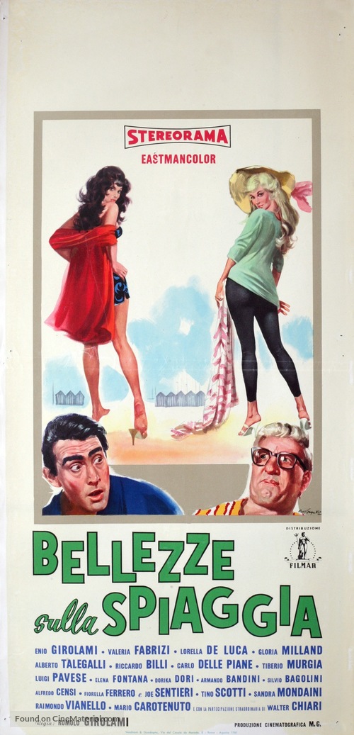 Bellezze sulla spiaggia - Italian Movie Poster