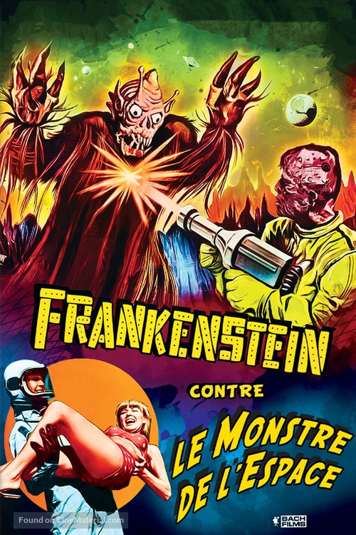 Frankenstein Meets the Spacemonster - French DVD movie cover