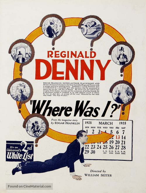 Where Was I? - poster