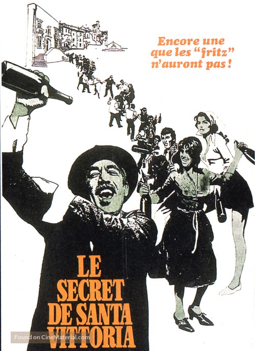 The Secret of Santa Vittoria - French poster