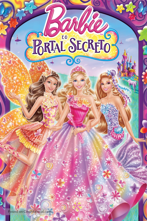 Barbie and the Secret Door - Brazilian Movie Cover