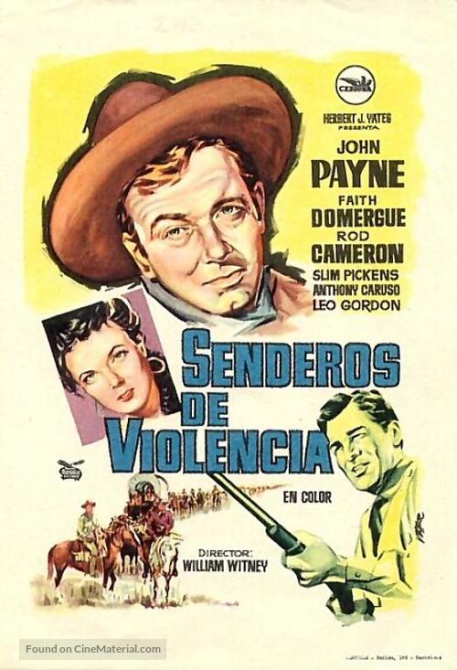 Santa Fe Passage - Spanish Movie Poster