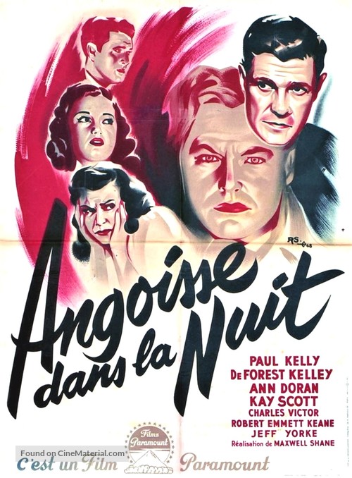Fear in the Night - French Movie Poster