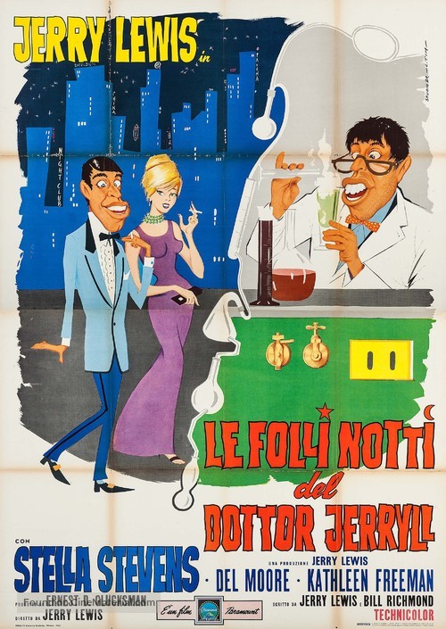 The Nutty Professor - Italian Movie Poster