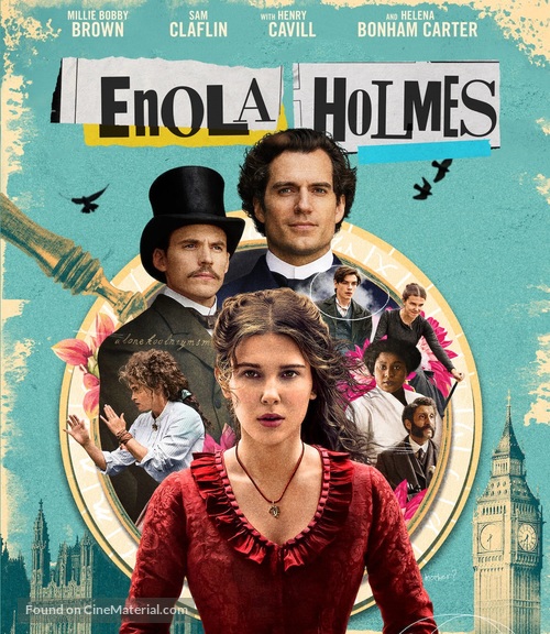 Enola Holmes - Brazilian Blu-Ray movie cover