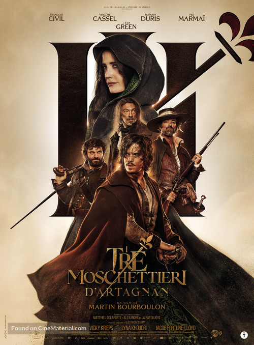 Les trois mousquetaires: D&#039;Artagnan - Italian Movie Poster