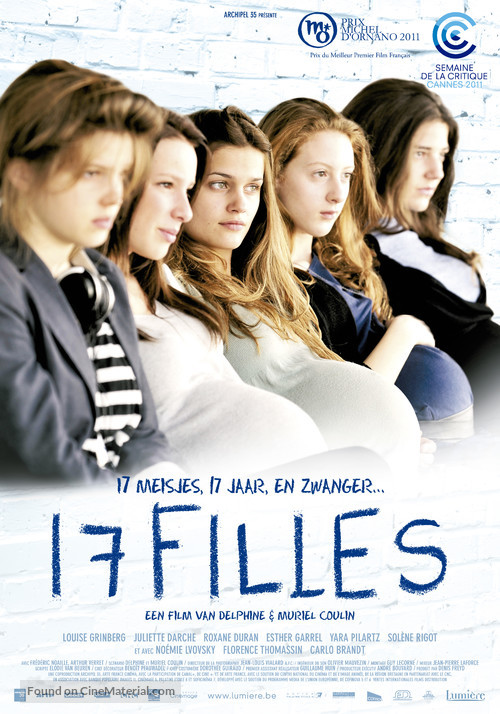 17 filles - Belgian Movie Poster