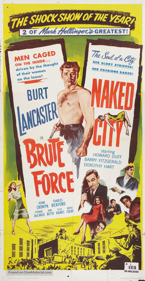 The Naked City - Combo movie poster