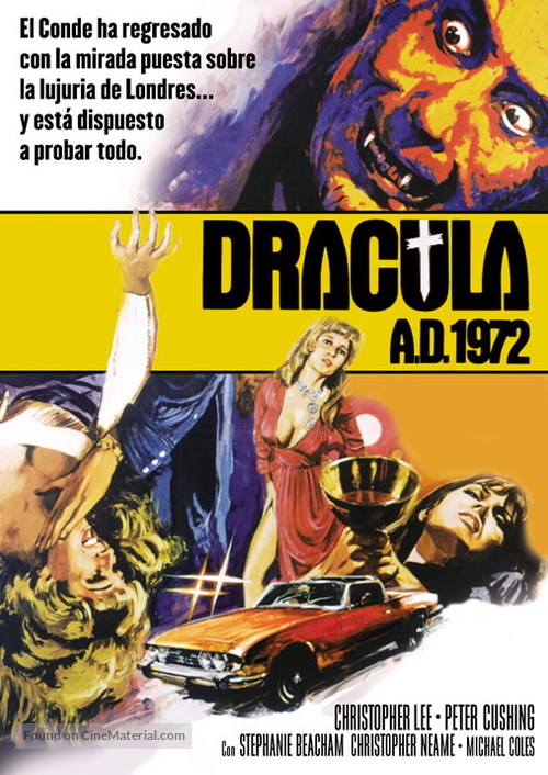 Dracula A.D. 1972 - Argentinian Movie Cover