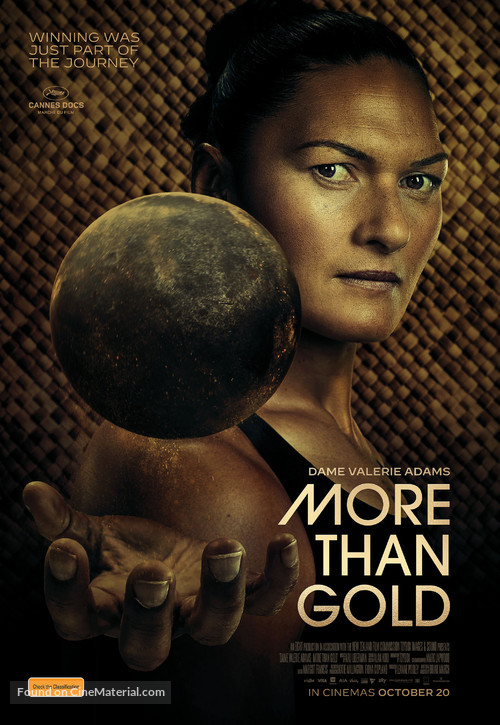 Dame Valerie Adams: MORE THAN GOLD - Australian Movie Poster